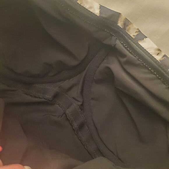 Seafolly Women's DD Cup Bandeau One Piece Swimsuit Zebra Ruched US 6 NWT NEW - Picture 8 of 16